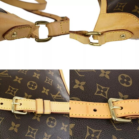 LOUIS VUITTON Odeon PM Shoulder Bag Monogram Leather Brown Spain M56390 76SJ503 - Picture 7 of 14